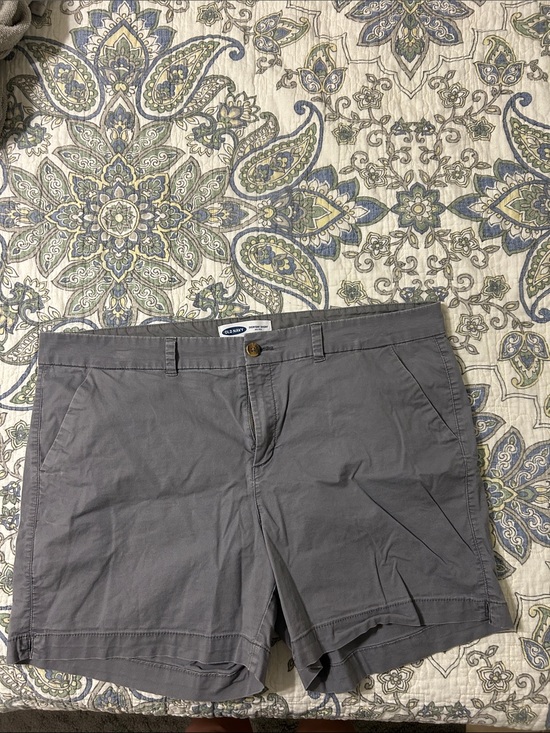 Old Navy Pants - Old Navy Gray Women's Chino Shorts